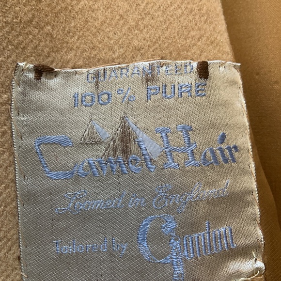 Vintage camel hair wrap coat - Picture 4 of 14